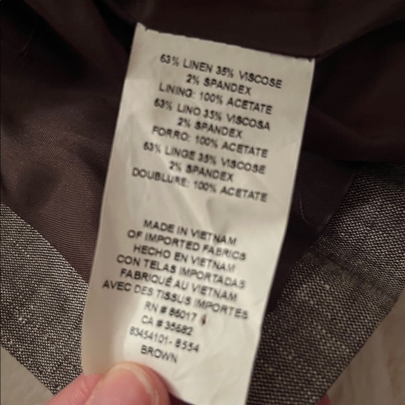 Y2K Bebe Linen Belted Vest size 4 - Picture 9 of 10